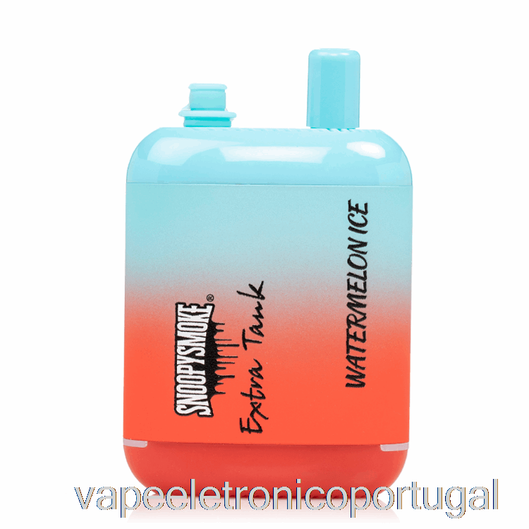 Vape Eletrônico Snoopy Smoke Extra Tank 2 15000 Descartável Melancia Gelo